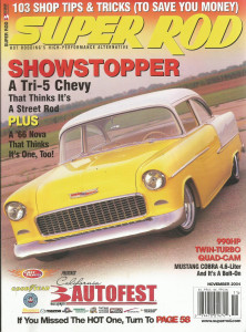SUPER ROD 2004 NOV - FORD 302 BUILDUP, 990hp 4.6 COBRA, SLICK 55